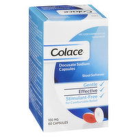 Colace - Stool Softener Capsules, 60 Each