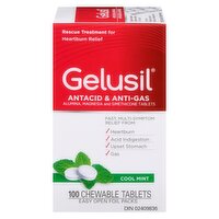 Gelusil - Gelusil Antacid and Antigas, 100 Each