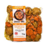 Arbutus Farms Kitchen - Carrot Dill & Roasted Garlic Smash Ems, 1 Kilogram