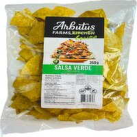 Arbutus Farms Kitchen - Cocina Fresh Corn Ships, Salsa Verde, 350 Gram