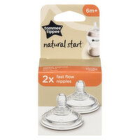 Tommee Tippee - Fast Flow Nipples - 6 Months+, 2 Each