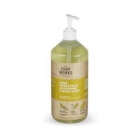 The Soap Works - Liquid Soap Pure Vegetable Glycerine, 1 Litre