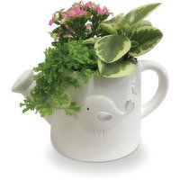 Horty Girl - Tropical Garden in Ceramic Mug 5In, 1 Each