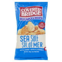 Covered Bridge - Sea Salt Potato Chips, 170 Gram