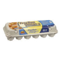 Gold Egg - Free Run Omega 3 Large Brown Eggs, 12 Each