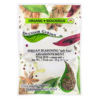 Splendor Garden - Italian Seasoning - Salt Free, 20 Gram