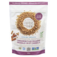 One Degree Organic Foods - Sprouted Oat Granola - Cinnamon Flax, 312 Gram