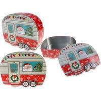 Santa's Secrets - Christmas Camper Tin Gift Card Holder, 1 Each
