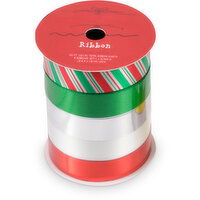 Paper Craft - Christmas Mutli-Color Ribbon, 5 Assorted, 1 Each