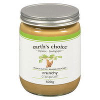 Earth's Choice - Peanut Butter - Crunchy, 500 Gram