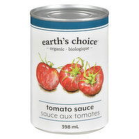 Earths Choice - Tomato Sauce, 398 Millilitre