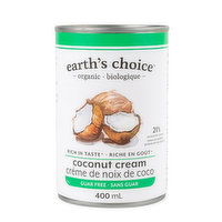 Earths Choice - Coconut Cream Guar Free Organic, 400 Millilitre