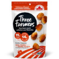 Three Farmers - Roasted Fava Beans Zesty Cheddar