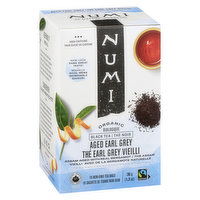 Numi - Organic Aged Earl Grey Black Tea, 18 Each