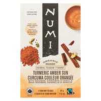 Numi Tea - Numi Organic Turmerc Amber Sun Tea, 15 Each