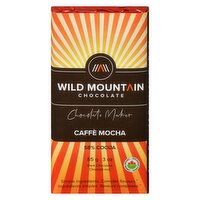 Wild Mountain Choclt - Dark Chocolate Caffe Mocha Organic, 85 Gram