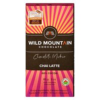 Wild Mountain Choclt - Dark Chocolate Chai Latte Organic, 85 Gram