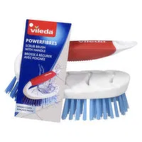 Vileda - Scrub Brush Powerfibres with Handle