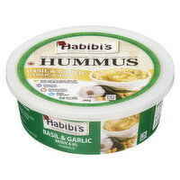 Habibis - Hummus Basil & Garlic, 240 Gram