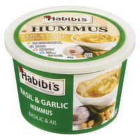 Habibis - Hummus Basil & Garlic, 450 Gram