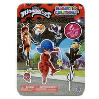 Magnetic Creations - Miraculous Tin Magnetic Play Pieces 40, 1 Each