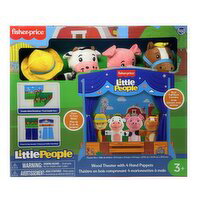 Fisher Price - Lttle People Puppet Theatre & 4 Puppets, 1 Each