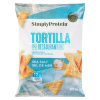 Simply Protein - Restaurant-Style Protein Tortilla Chips - Sea Salt, 130 Gram