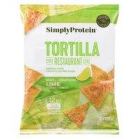 Simply Protein - Restaurant-Style Tortilla Protein Chips -  Lime, 130 Gram