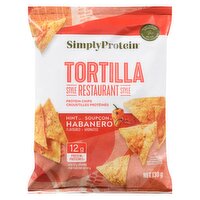 Simply Protein - Restaurant-Style Tortilla Protein Chips - Habanero, 130 Gram