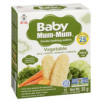 HOT-KID - Baby Mum-Mum Rice Rusks - Vegetable, 50 Gram