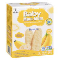 HOT-KID - Baby Mum-Mum Rice Rusks - Banana, 50 Gram