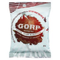 GORP - Clean Energy Bar - Cocoa, Hemp & Almond, 65 Gram