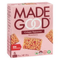 Made Good - Crispy Squares Strawberry, 132 Gram