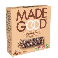 Made Good - Cookies & Cream Organic Granola Bars, 5 Each