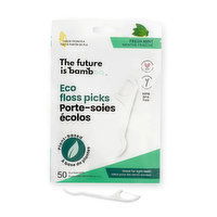 Future Is Bamboo - Eco Floss Picks Fresh Mint, 50 Each