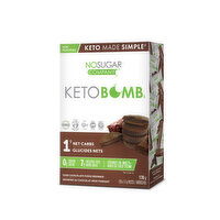 No Sugar Keto - Cupz Dark Chocolate Fudge Brownie, 10 Each