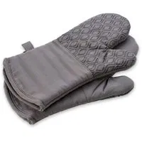 S & Co HOME - Oven Mitt Pair - Grey, 1 Each