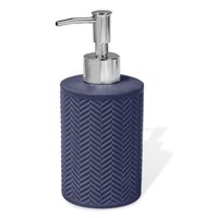BOUTIQUE - Chevron Charcoal Soap Pump, 1 Each
