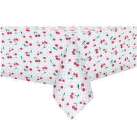 BOUTIQUE - Cherry & Checker Peva Tablecloth, 1 Each