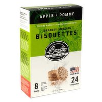 Bradley Smoker - Flavor Bisquettes- Apple, 24 Each