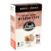 Bradley - Smoking Bisquettes- Maple Flavor, 24 Each