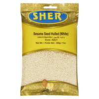Sher - White Sesame Seeds Hulled, 200 Gram