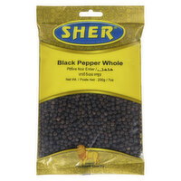 Sher - Pepper Black Pepper Whole, 200 Gram