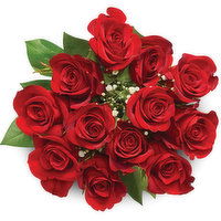 Roses - Long Stem Valentine, Bouquet 12s, 1 Each