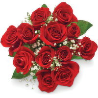 Roses - Mother's Day Bouquet w/Babies Breath, 1 Each