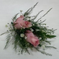 Boutonnière - Double Rose, 1 Each
