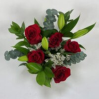 N/A - Valentine Rose Lily Bouquet, 1 Each