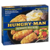 Hungry-Man - Beer-Battered Chicken Frozen Meal, 411 Gram