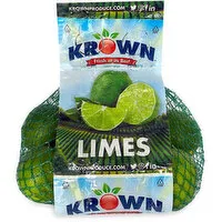 Krown Produce - Limes, Fresh, 1lb Bag