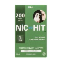 Nic Hit - Liquid Spray Mint 1mg, 30 Millilitre